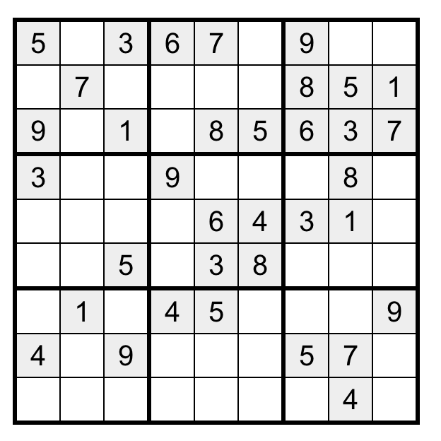 Logika sudoku magántanár