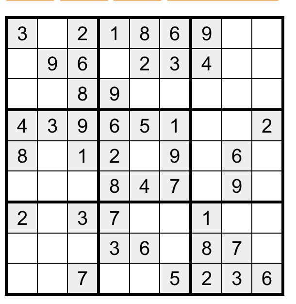 Logika sudoku magántanár