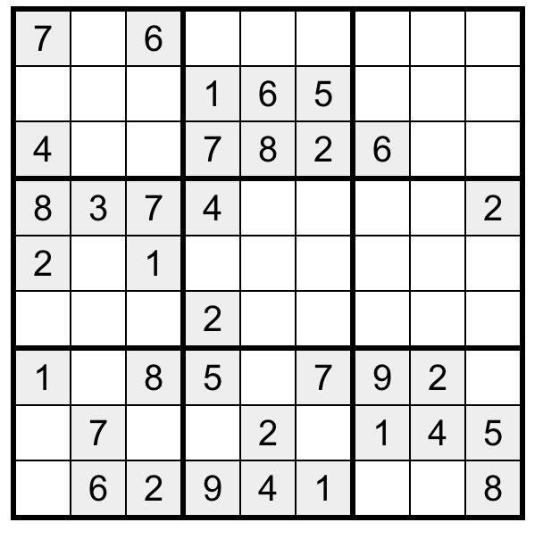 Logika sudoku magántanár