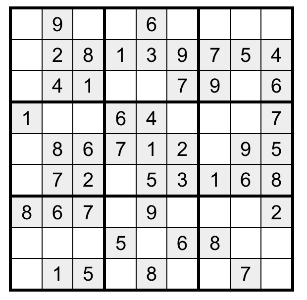 Logika sudoku magántanár